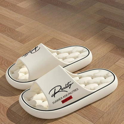 Unisex Massage Slides – Thick EVA Sole for All-Day Comfort