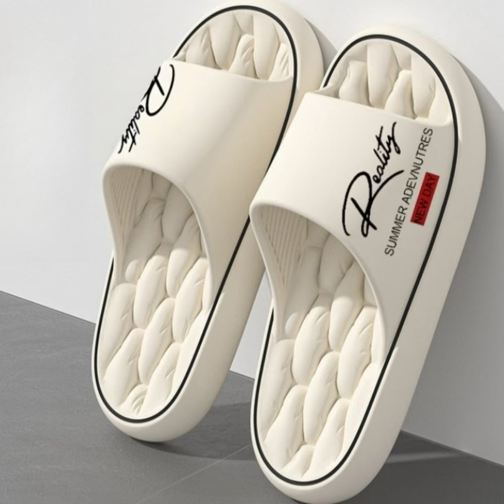 Unisex Massage Slides – Thick EVA Sole for All-Day Comfort