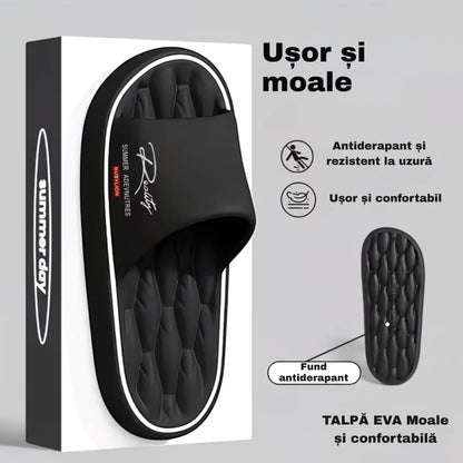 Unisex Massage Slides – Thick EVA Sole for All-Day Comfort