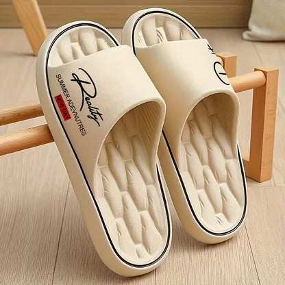 Unisex Massage Slides – Thick EVA Sole for All-Day Comfort