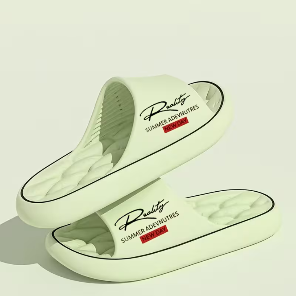Unisex Massage Slides – Thick EVA Sole for All-Day Comfort